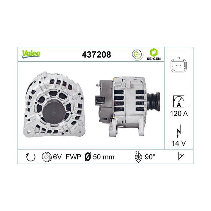 Kintamosios srovės generatorius VALEO 437208