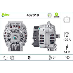 Kintamosios srovės generatorius VALEO 437318