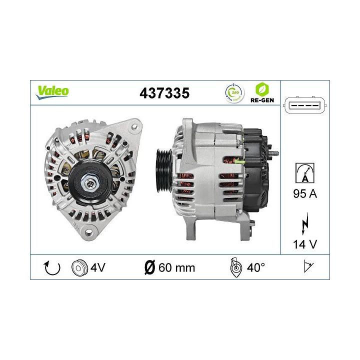 Kintamosios srovės generatorius VALEO 437335