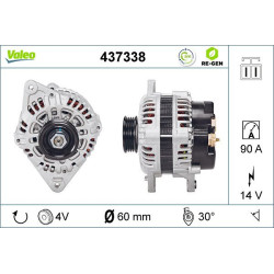Kintamosios srovės generatorius VALEO 437338