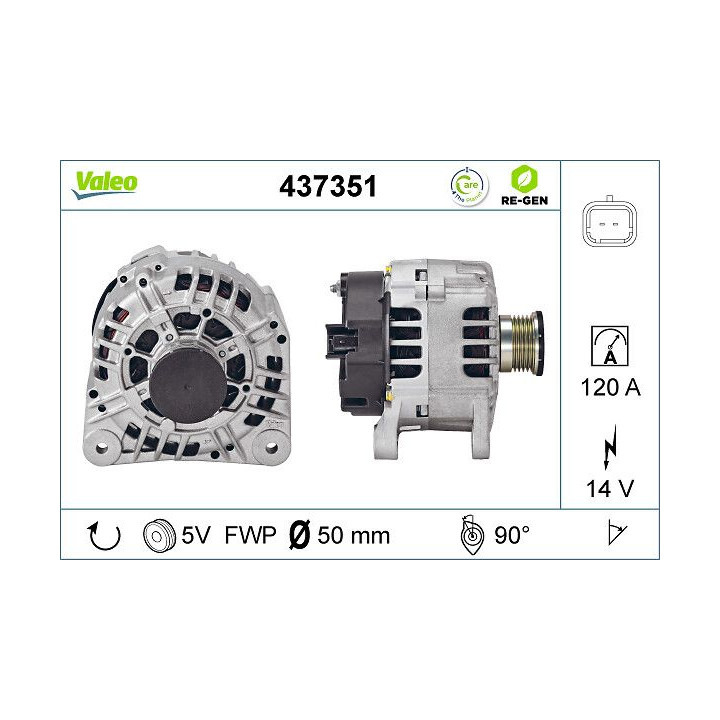 Kintamosios srovės generatorius VALEO 437351