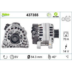 Kintamosios srovės generatorius VALEO 437355