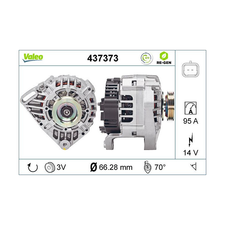 Kintamosios srovės generatorius VALEO 437373
