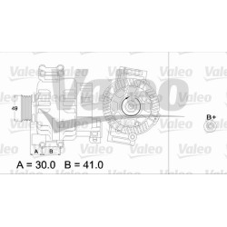 Kintamosios srovės generatorius VALEO 437374