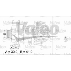 Kintamosios srovės generatorius VALEO 437375