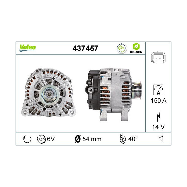 Kintamosios srovės generatorius VALEO 437457