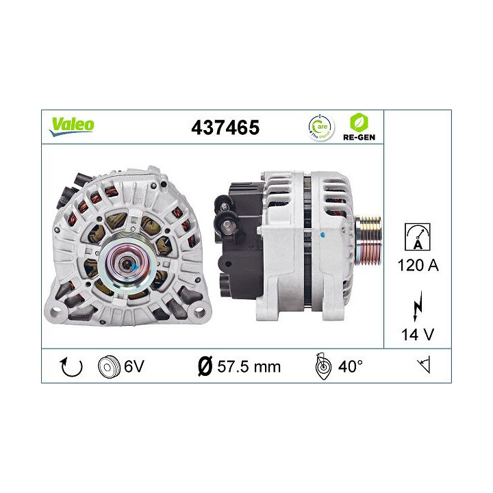 Kintamosios srovės generatorius VALEO 437465