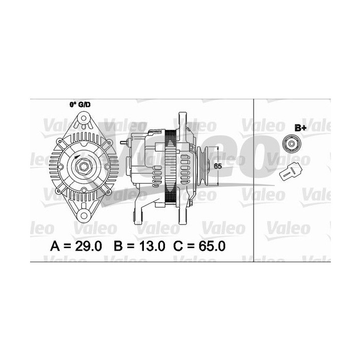 Kintamosios srovės generatorius VALEO 437490