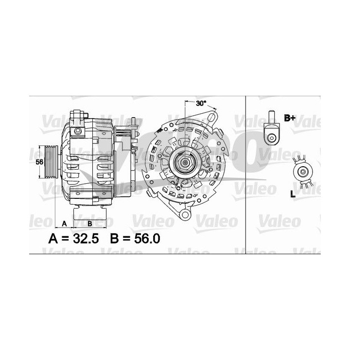 Kintamosios srovės generatorius VALEO 437510