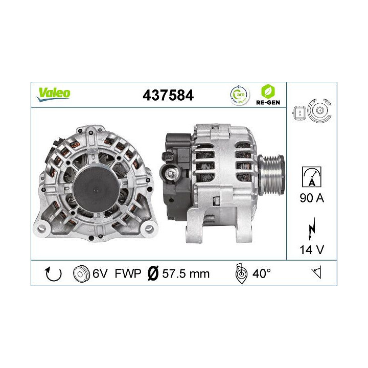 Kintamosios srovės generatorius VALEO 437584