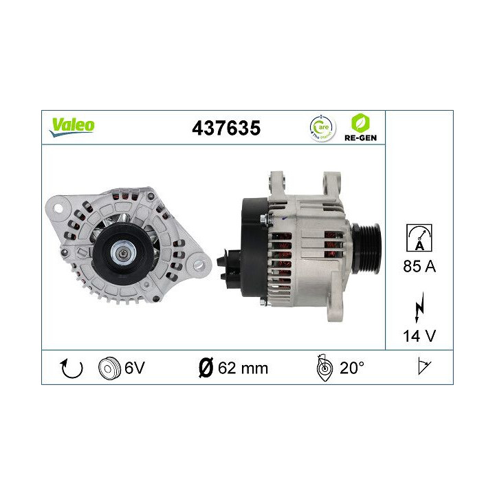 Kintamosios srovės generatorius VALEO 437635