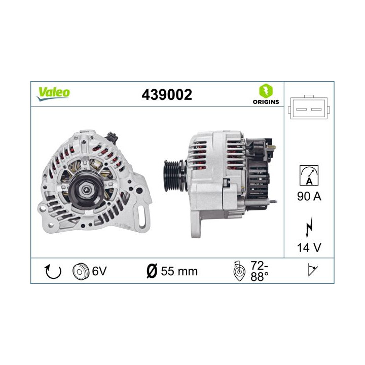 Kintamosios srovės generatorius VALEO 439002