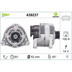 Kintamosios srovės generatorius VALEO 439237