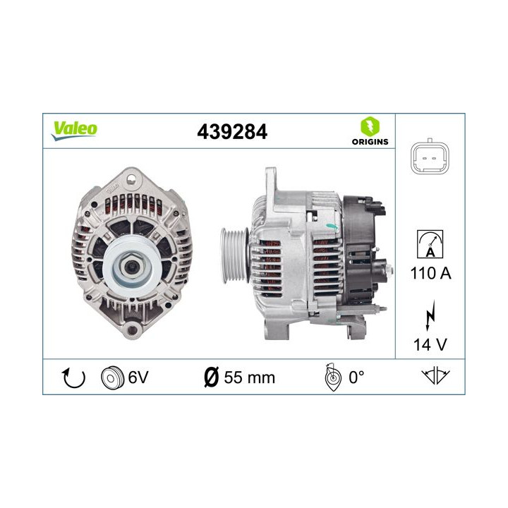 Kintamosios srovės generatorius VALEO 439284