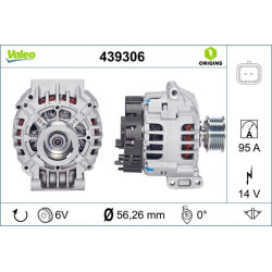 Kintamosios srovės generatorius VALEO 439306