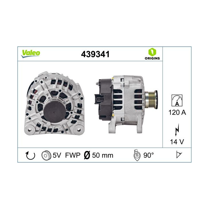 Kintamosios srovės generatorius VALEO 439341