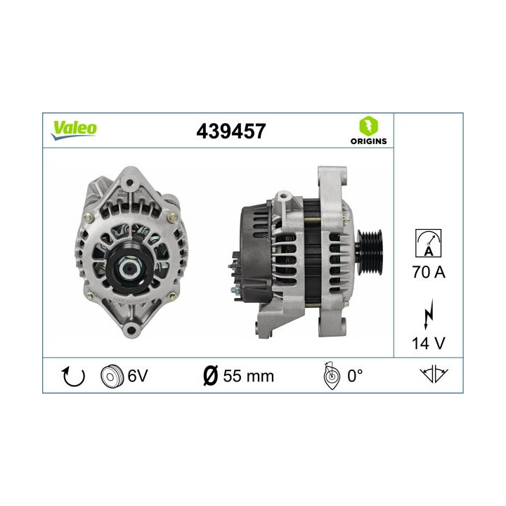 Kintamosios srovės generatorius VALEO 439457