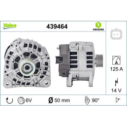 Kintamosios srovės generatorius VALEO 439464
