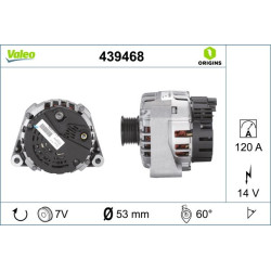 Kintamosios srovės generatorius VALEO 439468