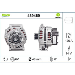 Kintamosios srovės generatorius VALEO 439469