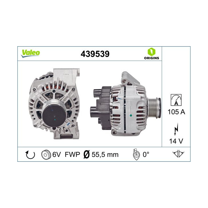 Kintamosios srovės generatorius VALEO 439539