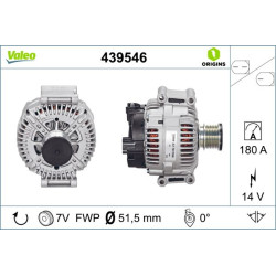 Kintamosios srovės generatorius VALEO 439546