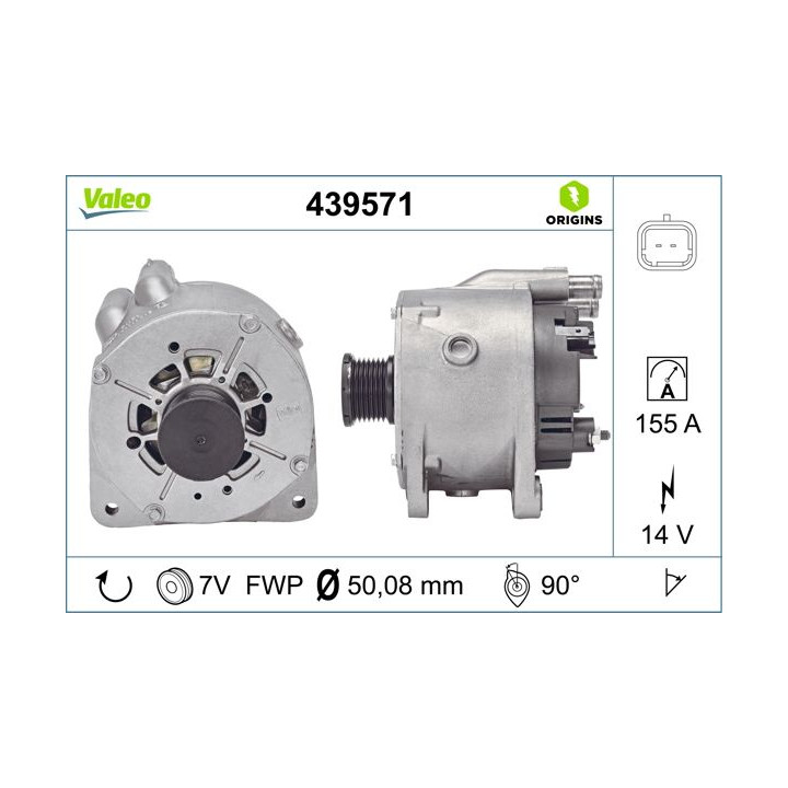 Kintamosios srovės generatorius VALEO 439571