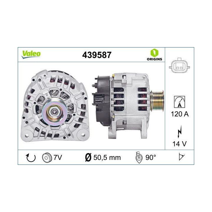 Kintamosios srovės generatorius VALEO 439587