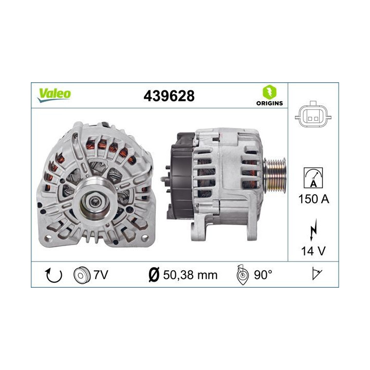 Kintamosios srovės generatorius VALEO 439628