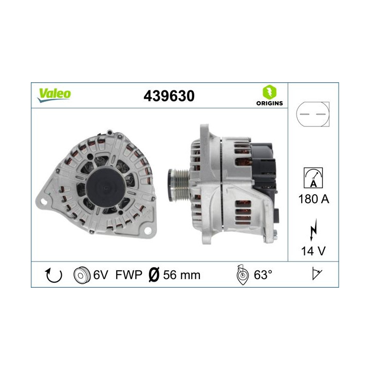 Kintamosios srovės generatorius VALEO 439630