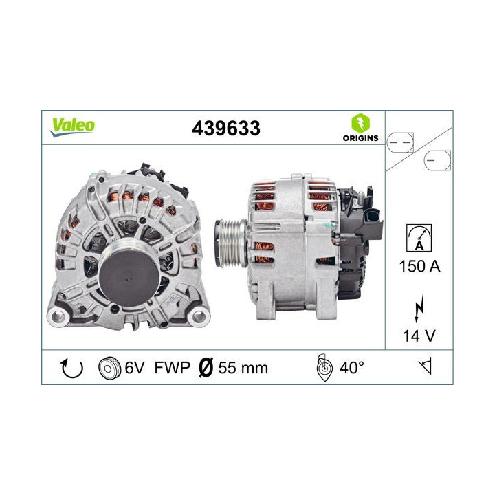 Kintamosios srovės generatorius VALEO 439633