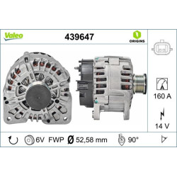 Kintamosios srovės generatorius VALEO 439647