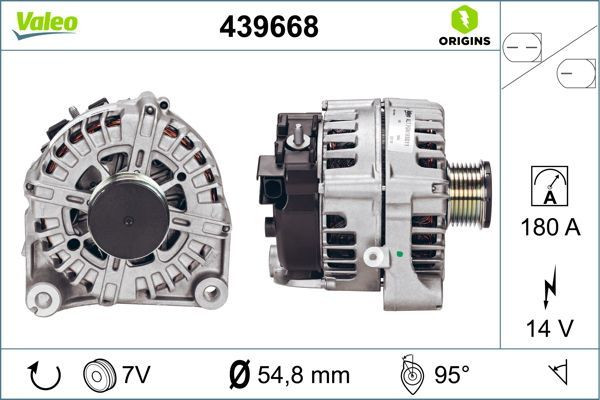 Kintamosios srovės generatorius VALEO 439668