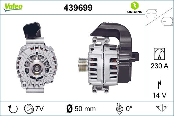 Kintamosios srovės generatorius VALEO 439699