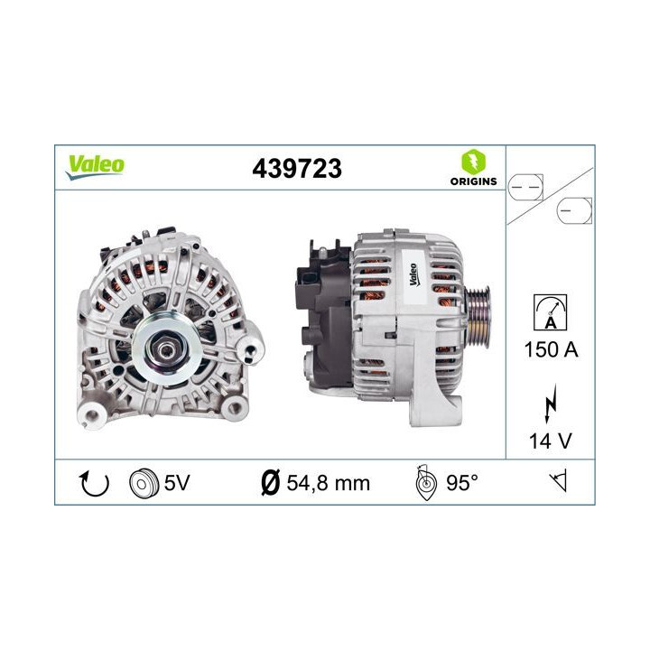Kintamosios srovės generatorius VALEO 439723
