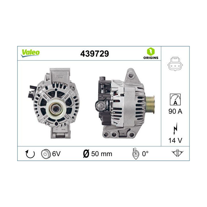 Kintamosios srovės generatorius VALEO 439729