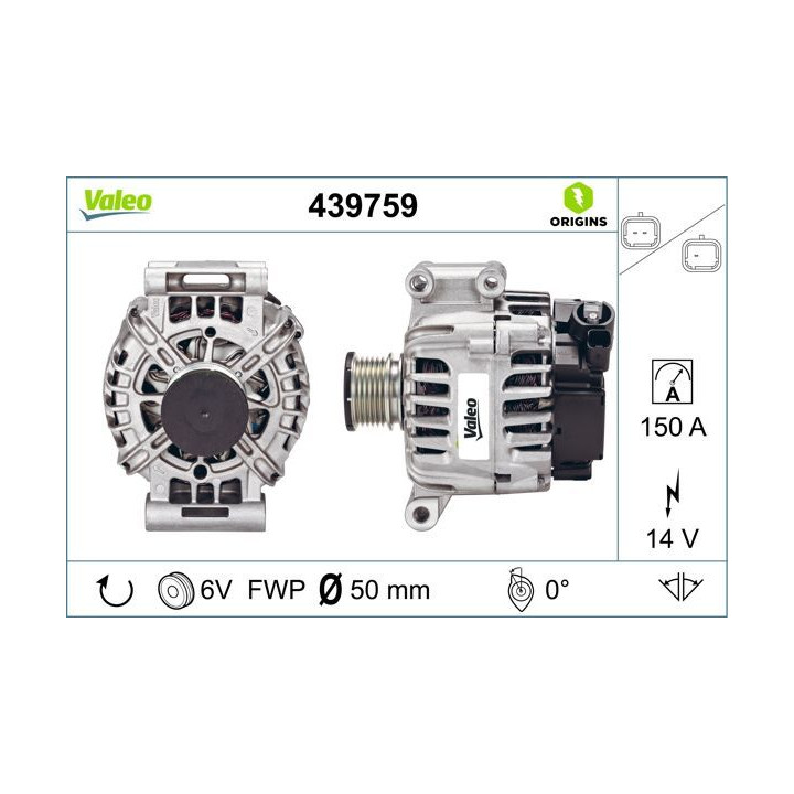 Kintamosios srovės generatorius VALEO 439759