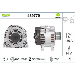 Kintamosios srovės generatorius VALEO 439779