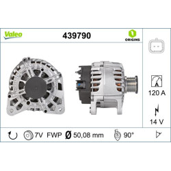 Kintamosios srovės generatorius VALEO 439790