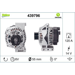 Kintamosios srovės generatorius VALEO 439796