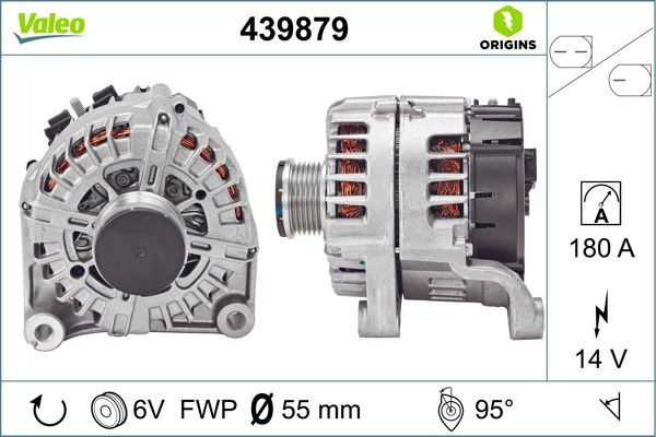 Kintamosios srovės generatorius VALEO 439879
