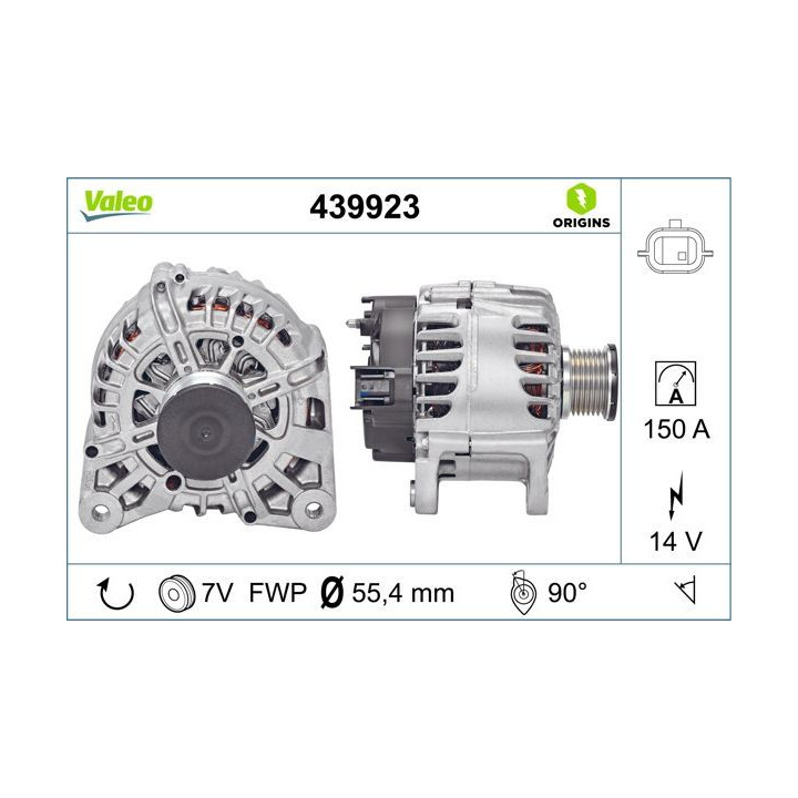 Kintamosios srovės generatorius VALEO 439923