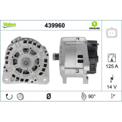 Kintamosios srovės generatorius VALEO 439960