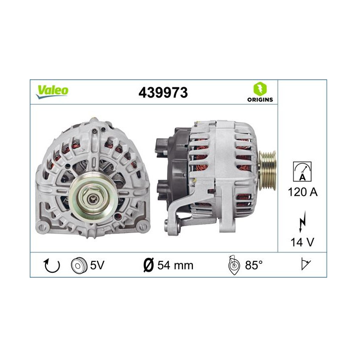 Kintamosios srovės generatorius VALEO 439973