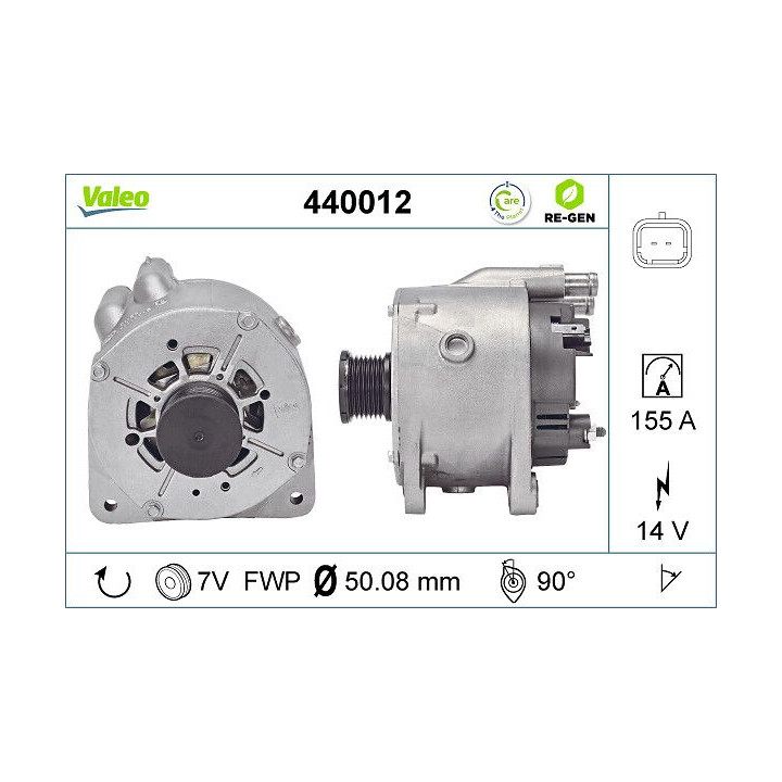 Kintamosios srovės generatorius VALEO 440012