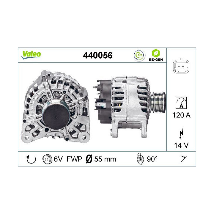 Kintamosios srovės generatorius VALEO 440056