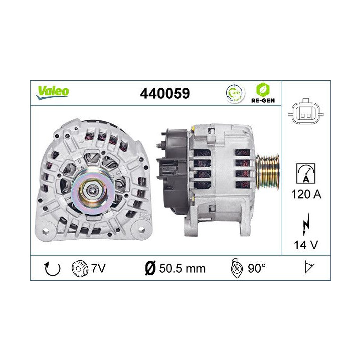 Kintamosios srovės generatorius VALEO 440059