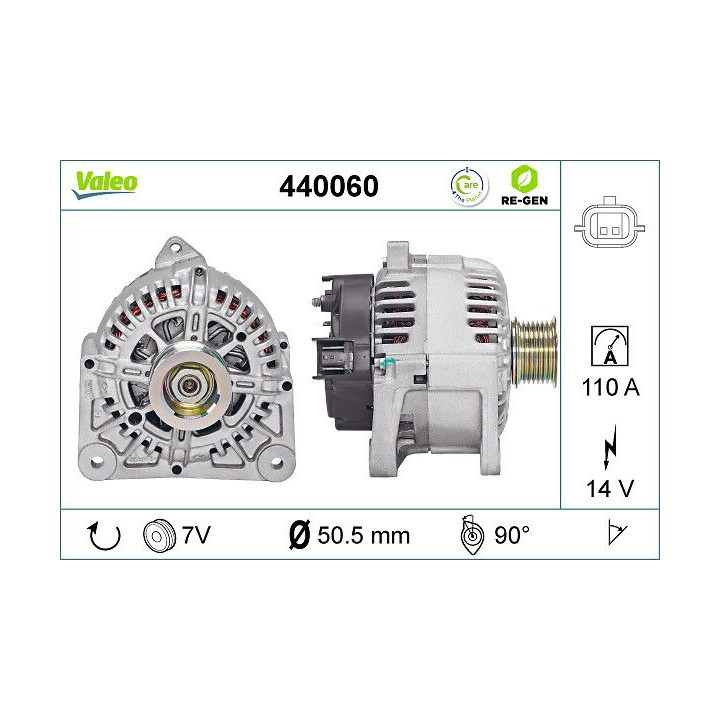 Kintamosios srovės generatorius VALEO 440060