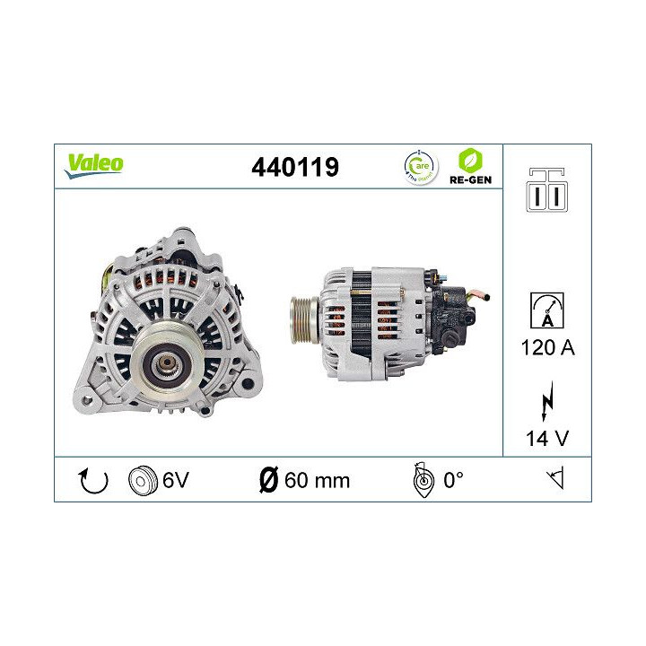 Kintamosios srovės generatorius VALEO 440119