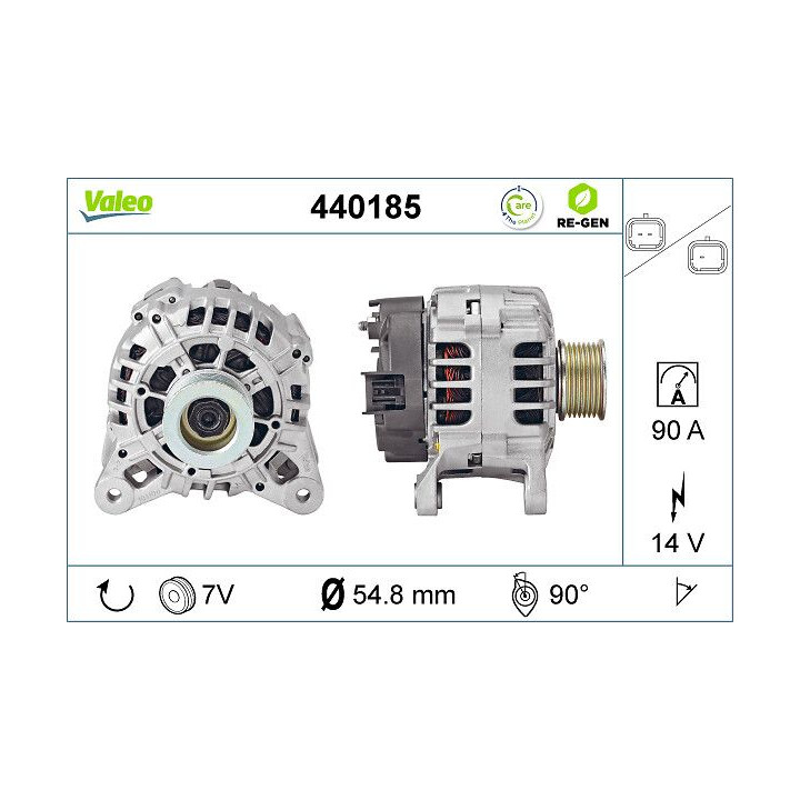 Kintamosios srovės generatorius VALEO 440185